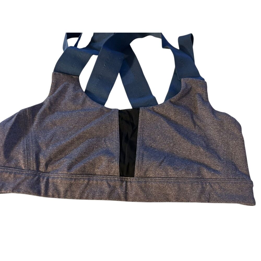 ALO Yoga Blue and Black Sports Bra